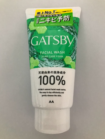 Gatsby Facial Wash Espuma Cuidados com Acne 130g Mandom