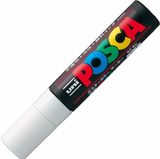 Uni Posca Color Blanco Extra Bold point Pintura Rotulador