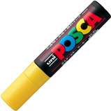 Uni Posca Yellow Color Extra Bold point Paint Marker Pen