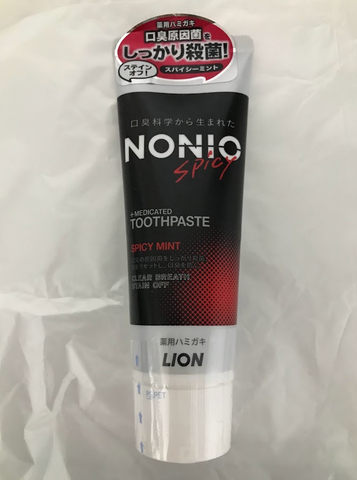 Nonio Medicated Toothpaste Spicy Mint 130g Lion