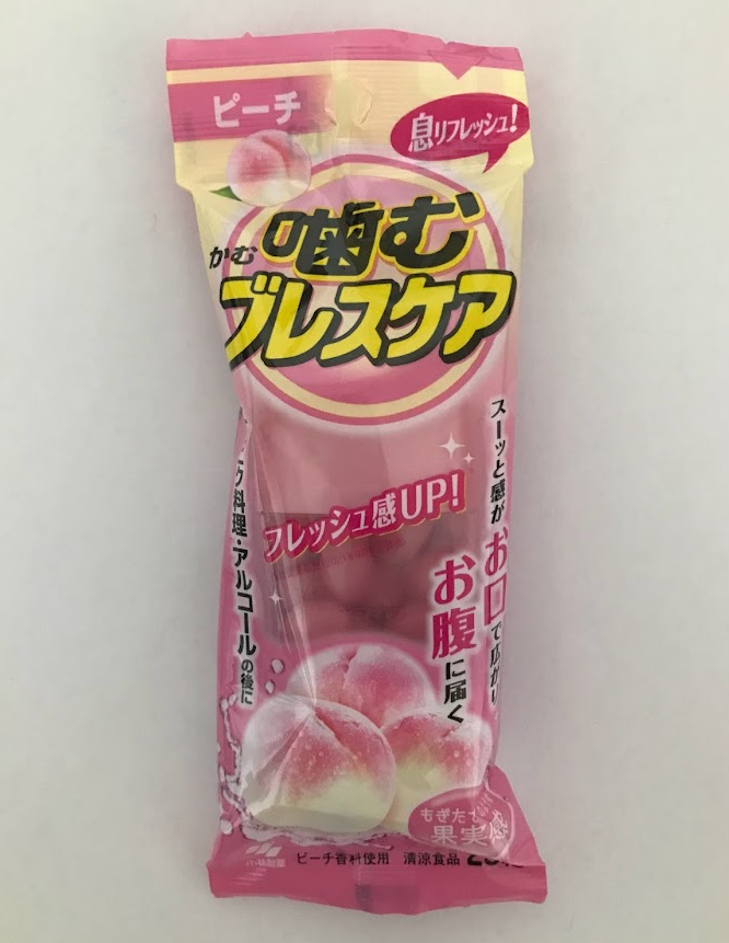 Kobayashi Breath Care Chewing type Peach 25 tablets Breath