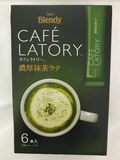 Agf Blendy Cafe Latory Matcha Latte thanh 6 que