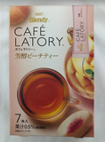 Agf Blendy Cafe Latory Stick Peach Tea 7 barritas