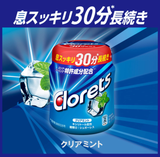 Clorets XP Gomme Clear Menthe Flacon type 140g Mondelez Japon