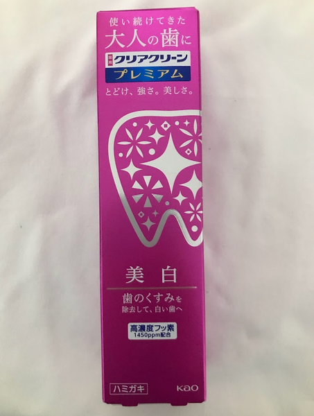 Clear Clean プレミアムホワイトニング歯磨き粉 100g 花王 – Japan