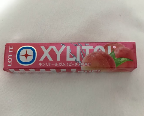 Lotte XYLITOL Kẹo cao su Đào 14 miếng