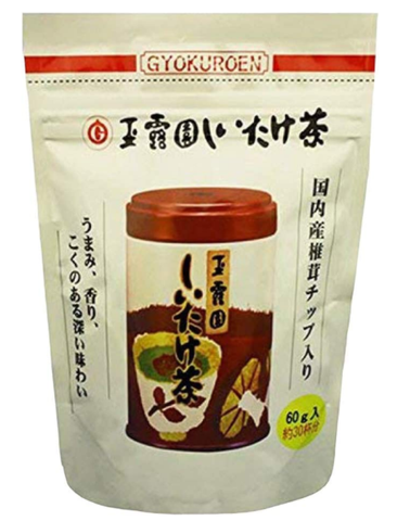 Recharge Gyokuroen Poudre de thé aux champignons shiitake 60 grammes