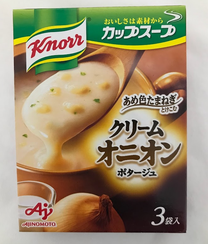 ※かおるこ　漢pow　3袋 Knorr Ajinomoto Cup Soup Cream Onion Potage 3 cups – Japan Shop Okawa