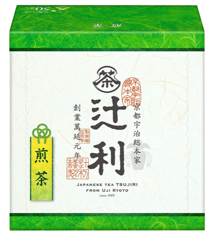 辻利煎茶绿茶包 50包一盒