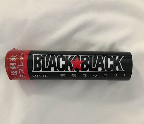 Lotte Black Black 强力薄荷 片剂型 32g