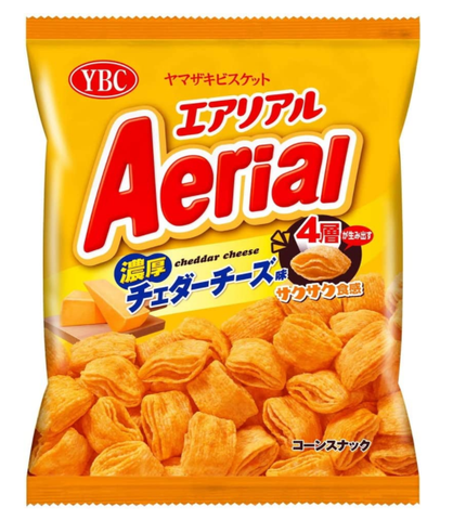 YBC Aerial Corn snack Cheddar Cheese flavor 70g