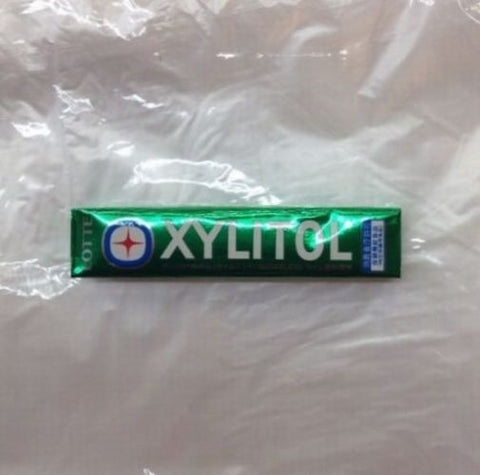 Lotte XYLITOL Gum Lime Mint គ្មានជាតិស្ករ 14pcs